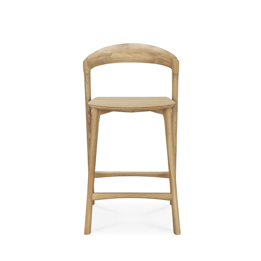 Bok Counter Stool - Oak - Bar & Counter Stools Ethnicraft Loom Collection Dubai