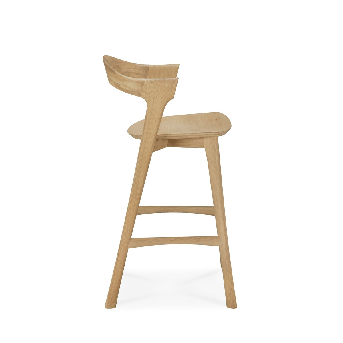 Bok Counter Stool - Oak - Bar & Counter Stools Ethnicraft Loom Collection Dubai
