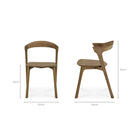 Bok Dining Chair - Teak - Dining Chairs Ethnicraft Loom Collection Dubai