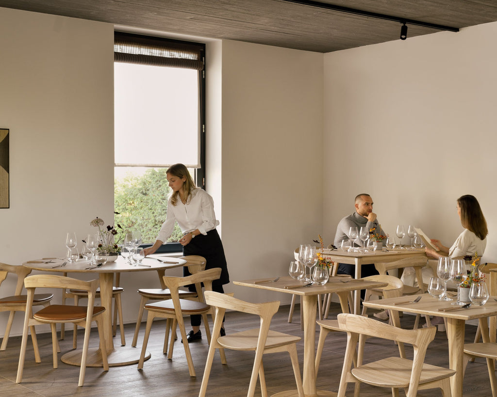 Bok Dining Chair - Varnished Oak - Loom Collection