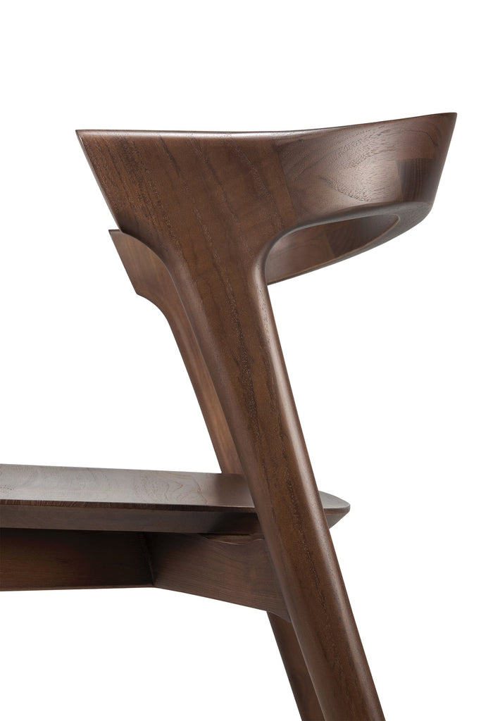 Bok Dining Chair - Varnished Teak - Brown - Loom Collection