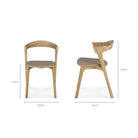Bok Dining Chair - Warm Grey - Dining Chairs Ethnicraft Loom Collection Dubai