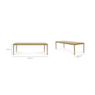 Bok Dining Table - Oak - Dining Tables Ethnicraft Loom Collection Dubai