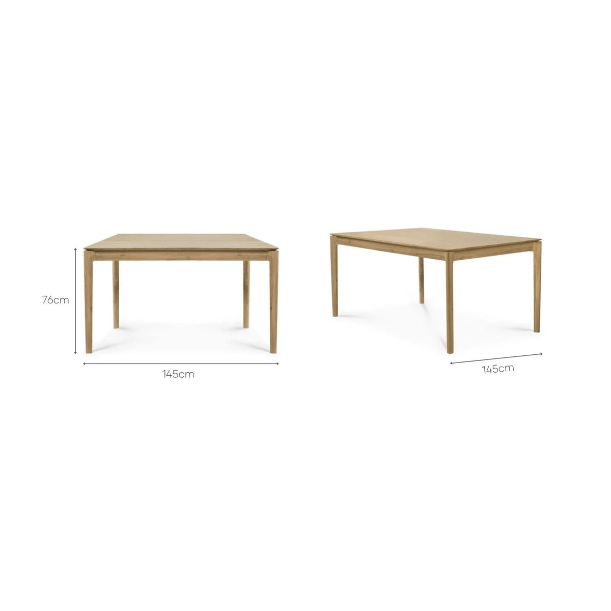 Bok Dining Table - Oak - Dining Tables Ethnicraft Loom Collection Dubai