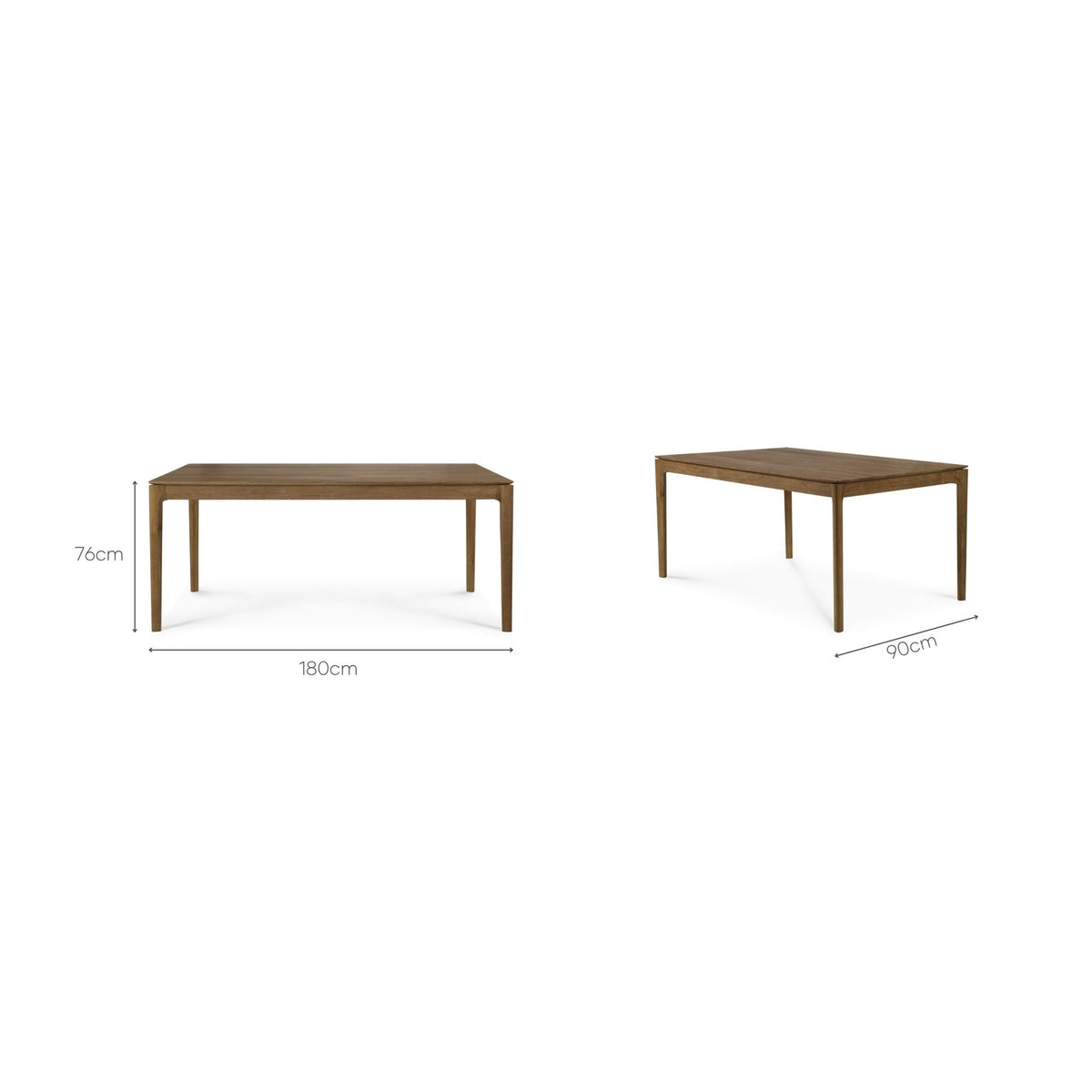 Bok Dining Table - Teak - Dining Tables Ethnicraft Loom Collection Dubai