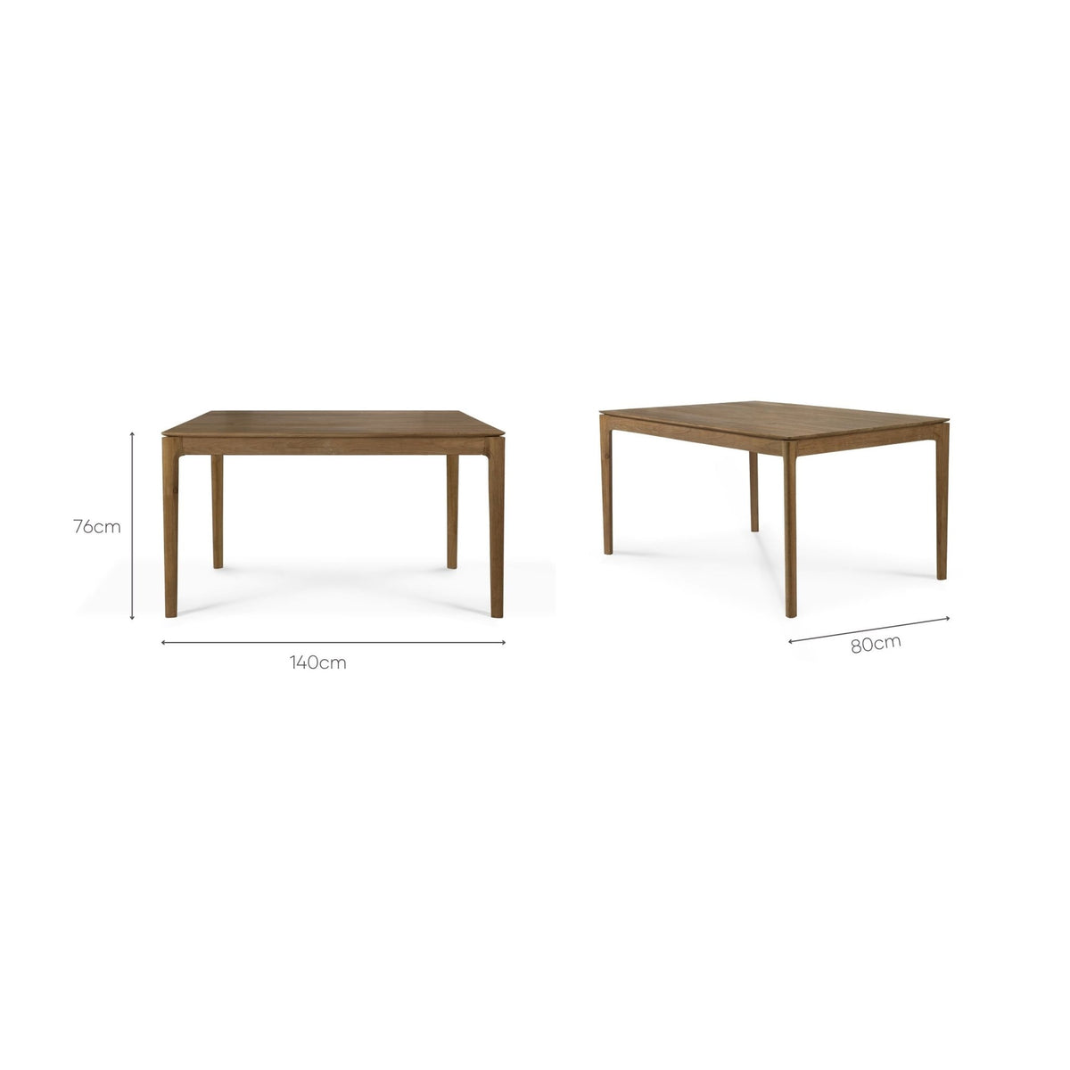 Bok Dining Table - Teak - Dining Tables Ethnicraft Loom Collection Dubai