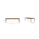 Bok Dining Table - Teak - Dining Tables Ethnicraft Loom Collection Dubai