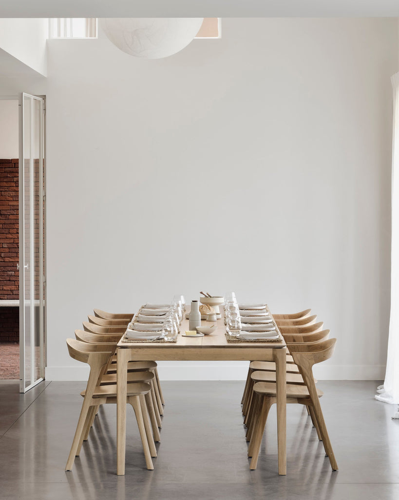 Bok Extendable Dining Table - Oak - Loom Collection