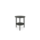 Bok Side Table - Varnished Oak - Black - Side Tables Ethnicraft Loom Collection Dubai