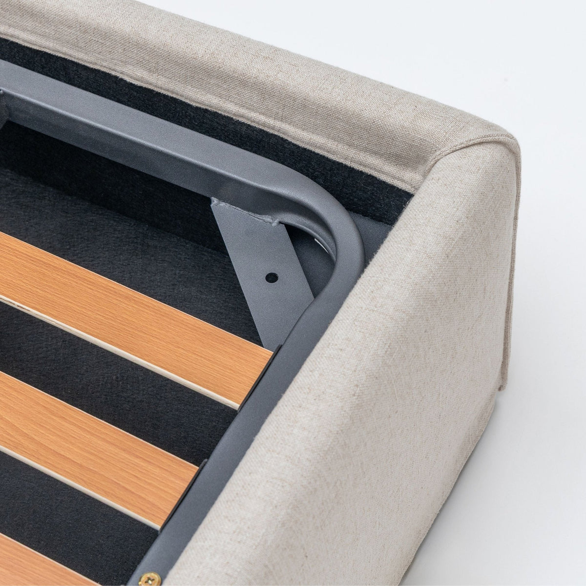 Bowen Bed With Storage - Natural - Beds Loom Collection Loom Collection Dubai
