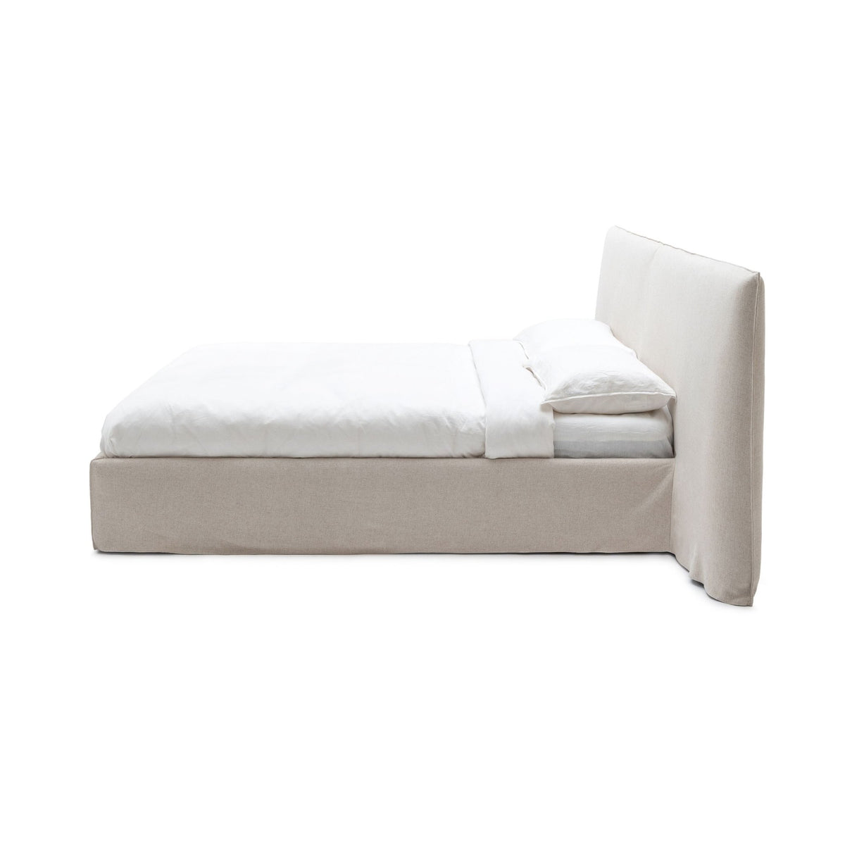 Bowen Bed With Storage - Natural - Beds Loom Collection Loom Collection Dubai