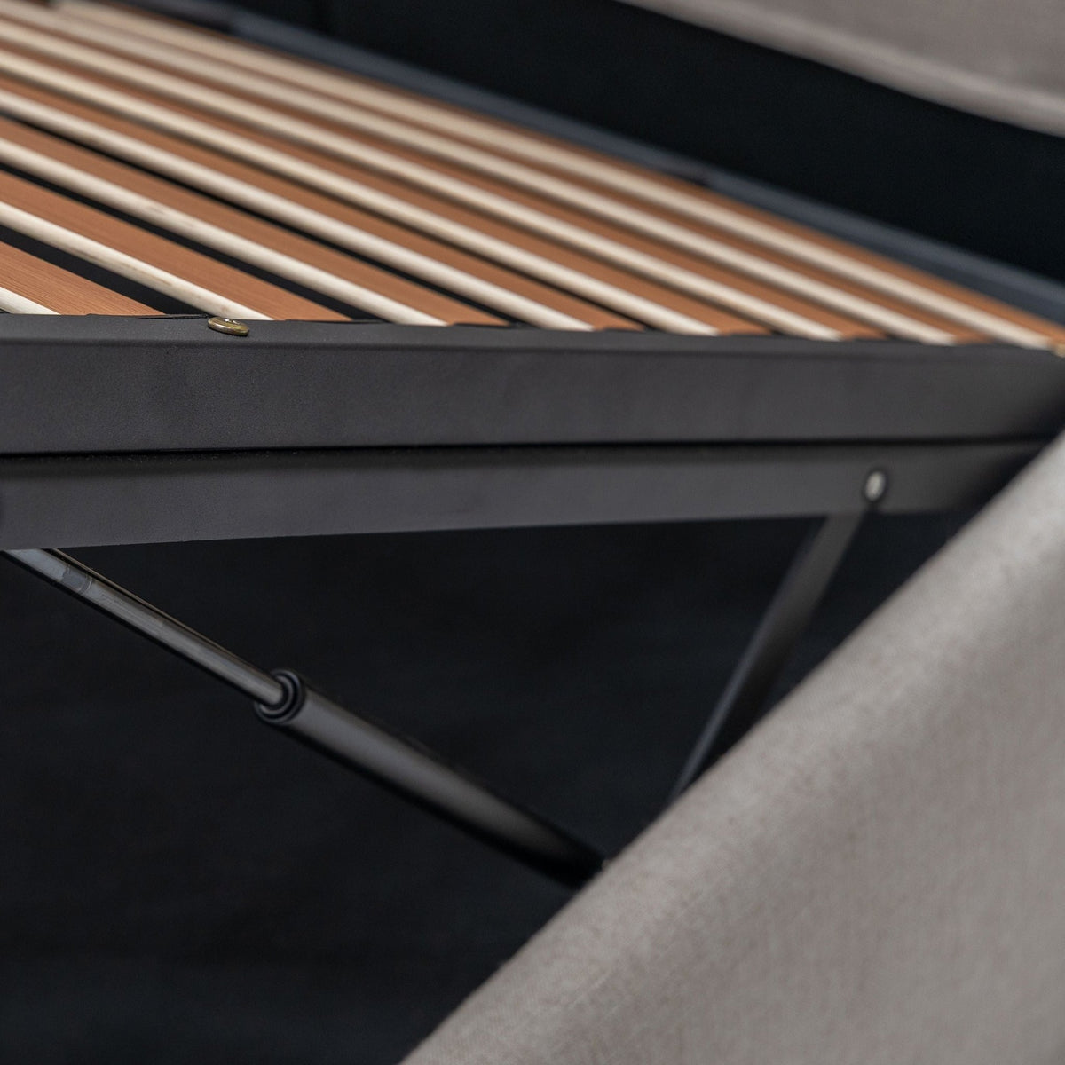 Bowen Bed With Storage - Natural - Beds Loom Collection Loom Collection Dubai
