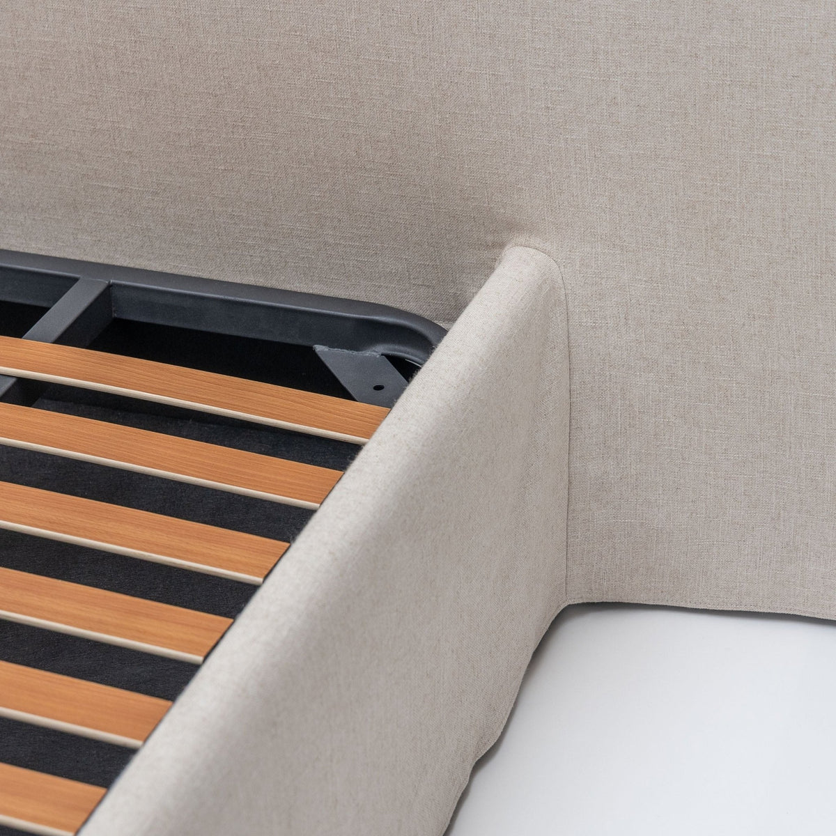 Bowen Bed With Storage - Natural - Beds Loom Collection Loom Collection Dubai