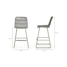 Breeze Counter Chair - Moss