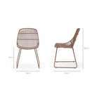 Breeze Dining Chair - Brique