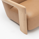 Brixton Lounge Chair - Blonde Oak & Alabama Pecan - Accent Chairs Tolv Loom Collection Dubai