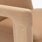 Brixton Lounge Chair - Blonde Oak & Alabama Pecan - Accent Chairs Tolv Loom Collection Dubai