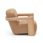 Brixton Lounge Chair - Blonde Oak & Alabama Pecan - Accent Chairs Tolv Loom Collection Dubai