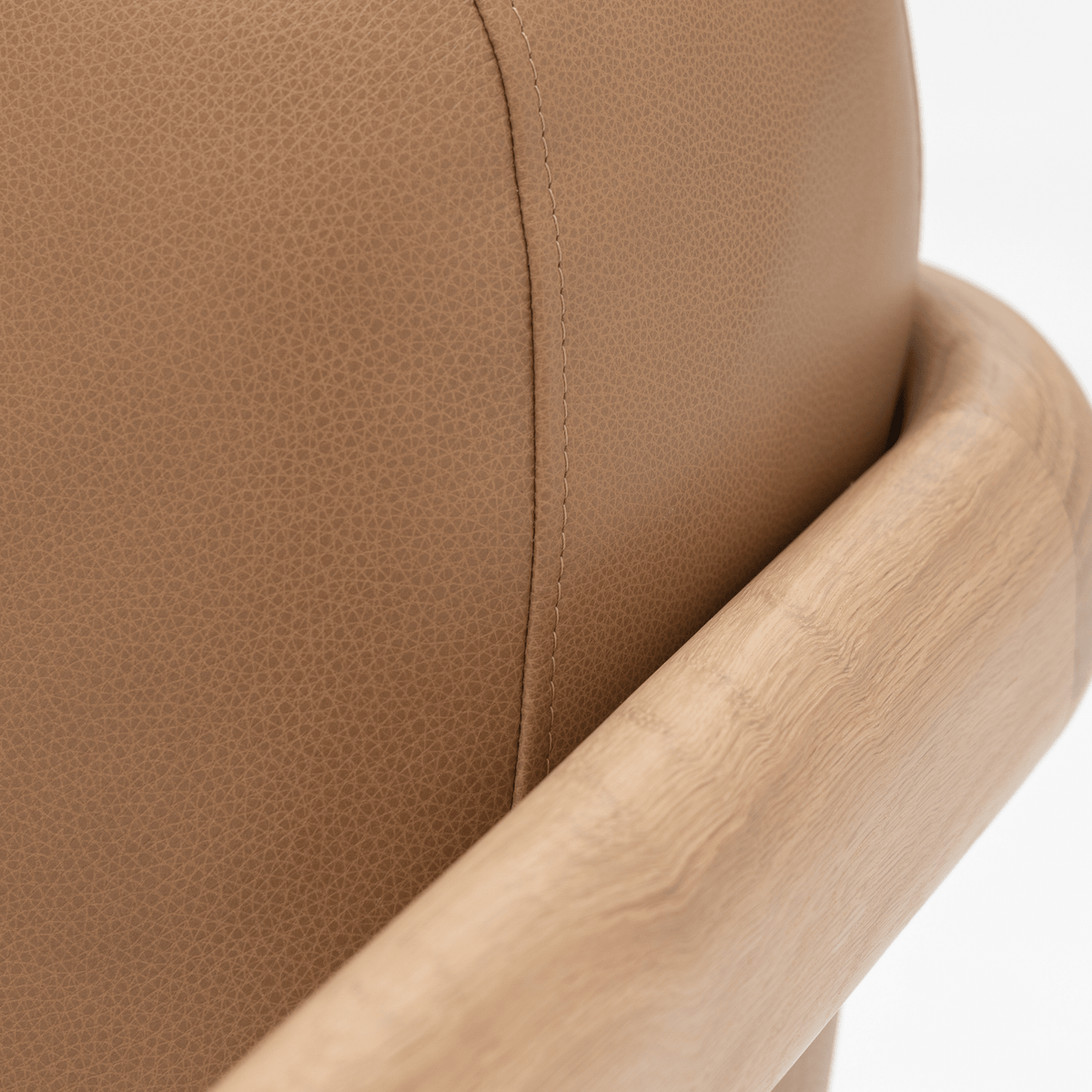 Brixton Lounge Chair - Blonde Oak & Alabama Pecan - Accent Chairs Tolv Loom Collection Dubai
