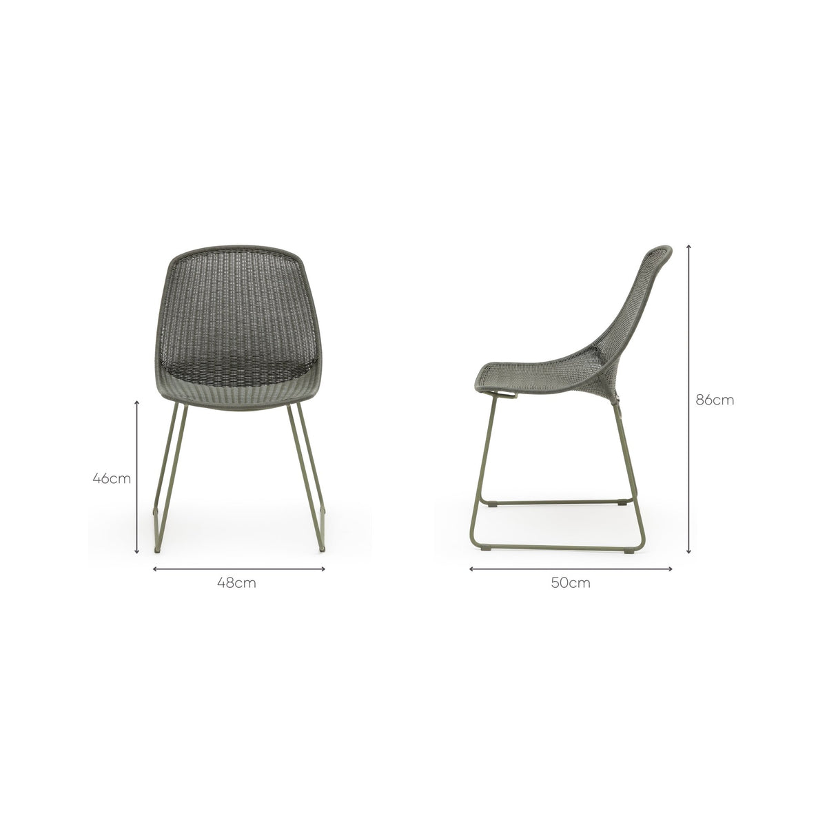 Byron Dining Chair - Moss