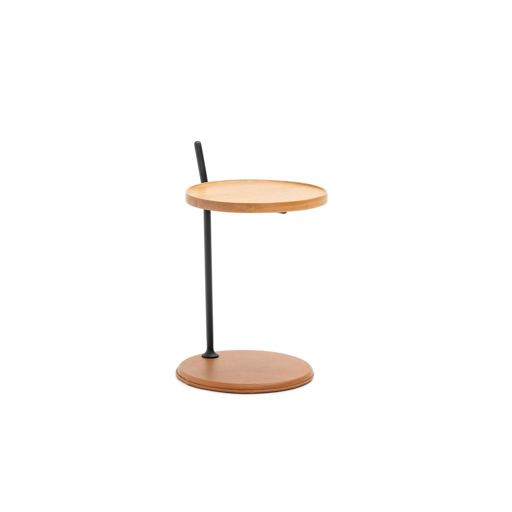 Bystander Side Table - Light Oak & Herritage Saddle - Loom Collection