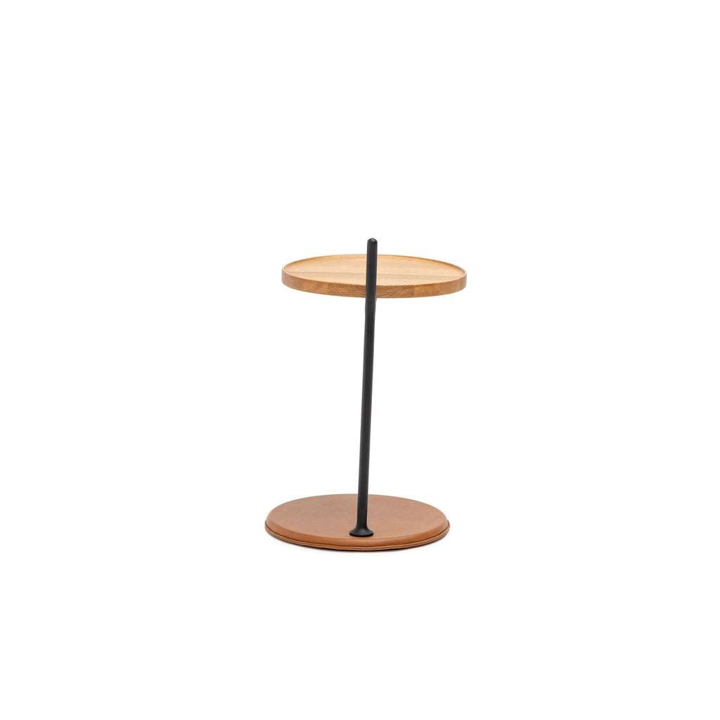 Bystander Side Table - Light Oak & Herritage Saddle - Loom Collection