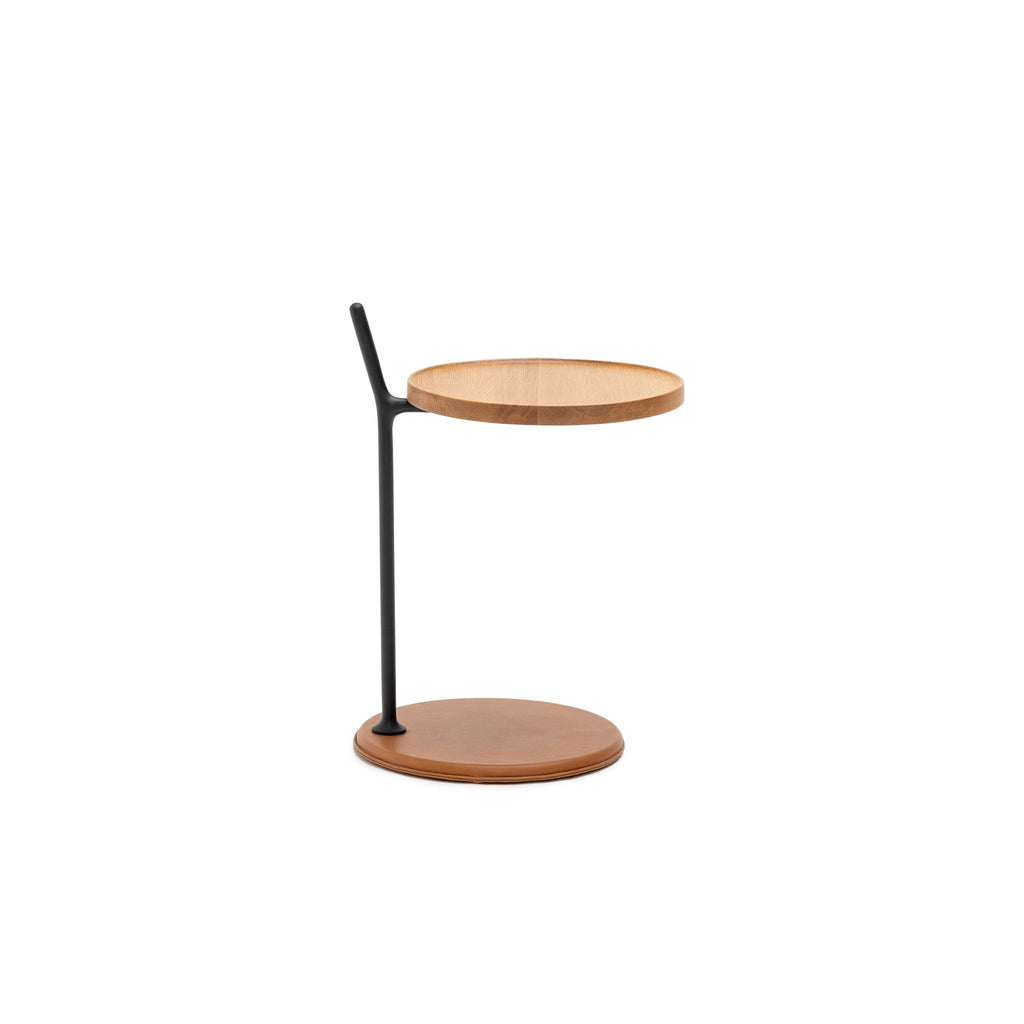 Bystander Side Table - Light Oak & Herritage Saddle - Loom Collection