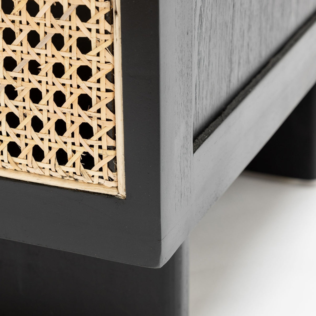 Cali Bedside Table - Black - Nightstands Loom Collection Loom Collection Dubai