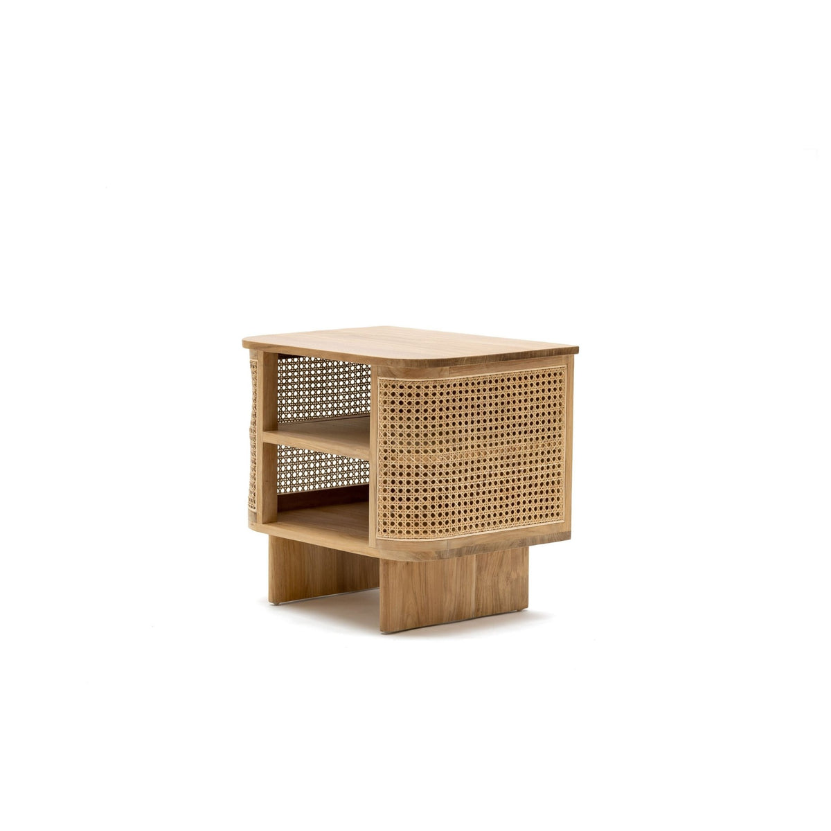 Cali Bedside Table - Natural - Nightstands Loom Collection Loom Collection Dubai
