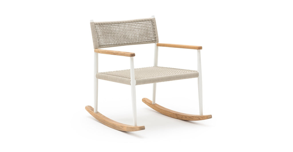 Calypso Rocking Lounge Chair - Alabaster.