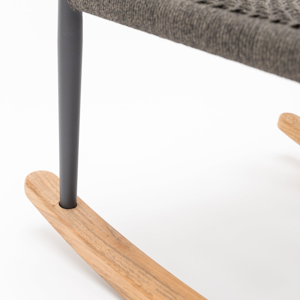Calypso Rocking Lounge Chair - Onyx - Loom Collection