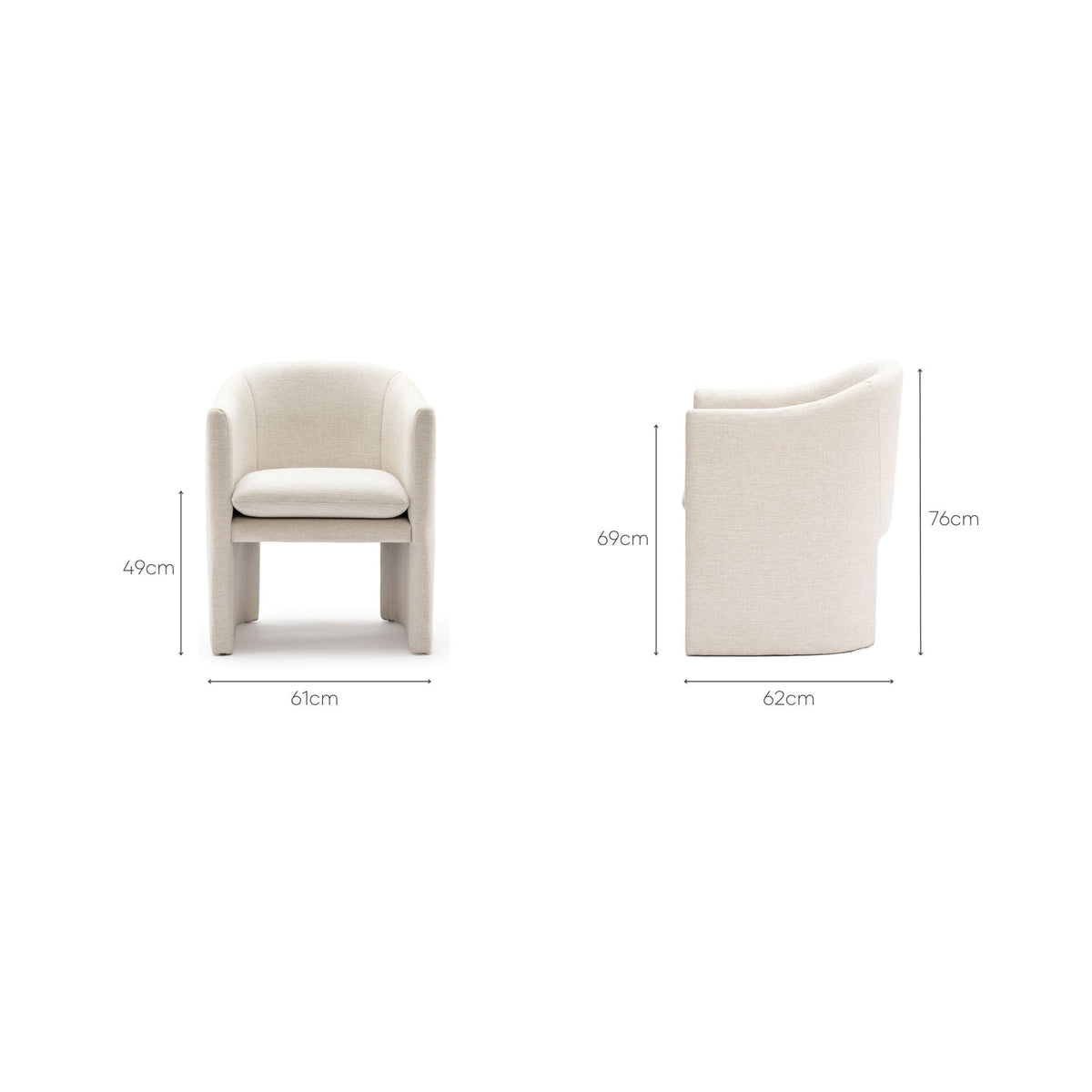 Camden Chair - Hazel - Accent Chairs Loom Collection Loom Collection Dubai