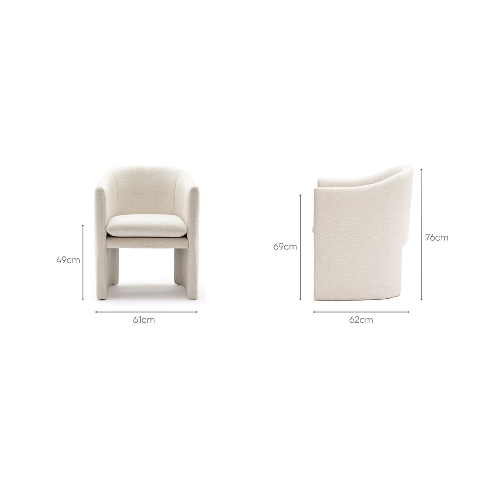 Camden Chair - Hazel - Accent Chairs Loom Collection Loom Collection Dubai