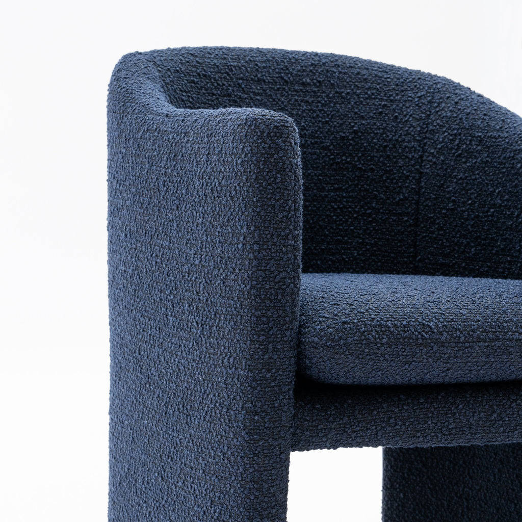 Camden Chair - Navy Boucle - Loom Collection