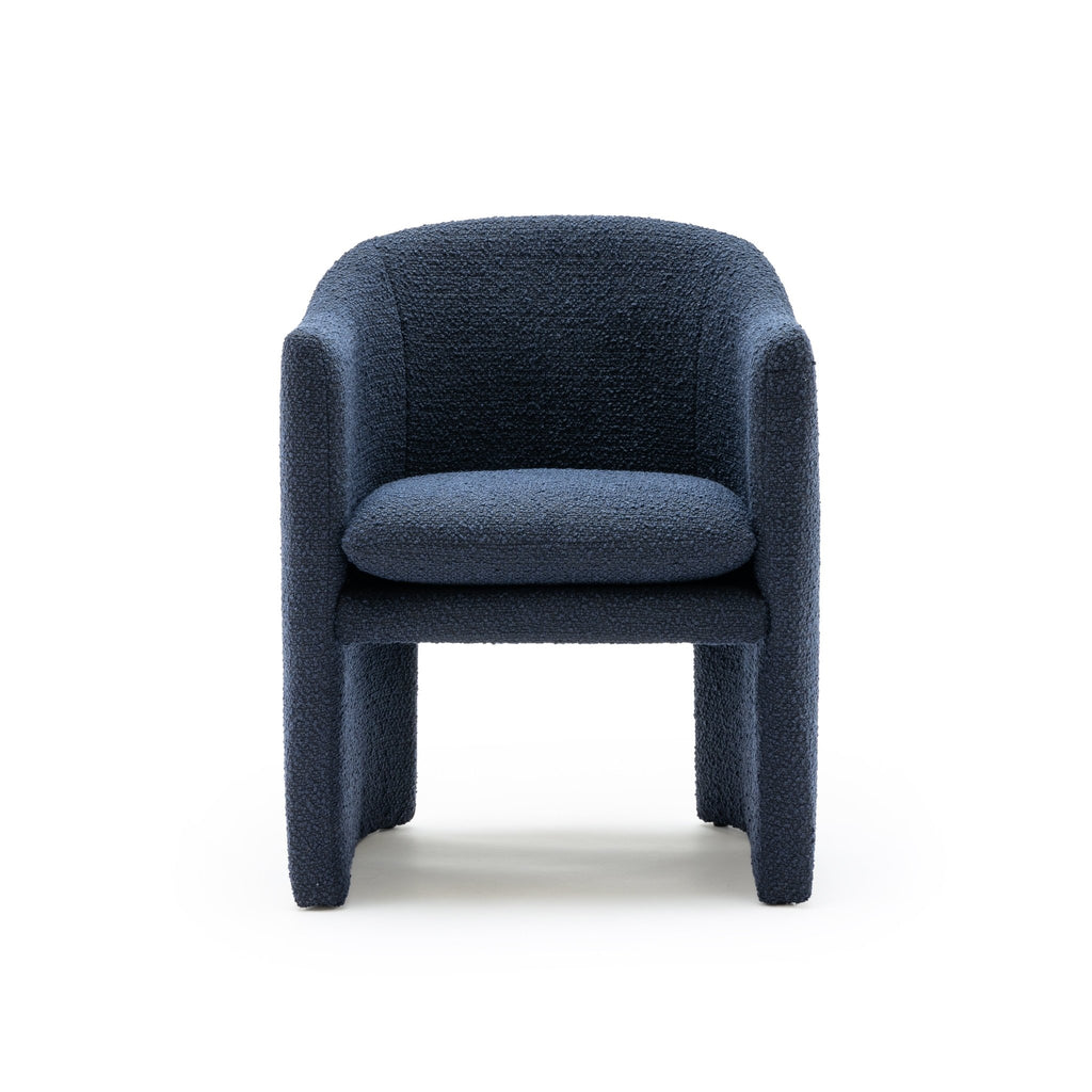 Camden Chair - Navy Boucle - Loom Collection