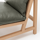 Cantaloupe Chair - Blonde Oak & Alabama Kale - Accent Chairs Tolv Loom Collection Dubai