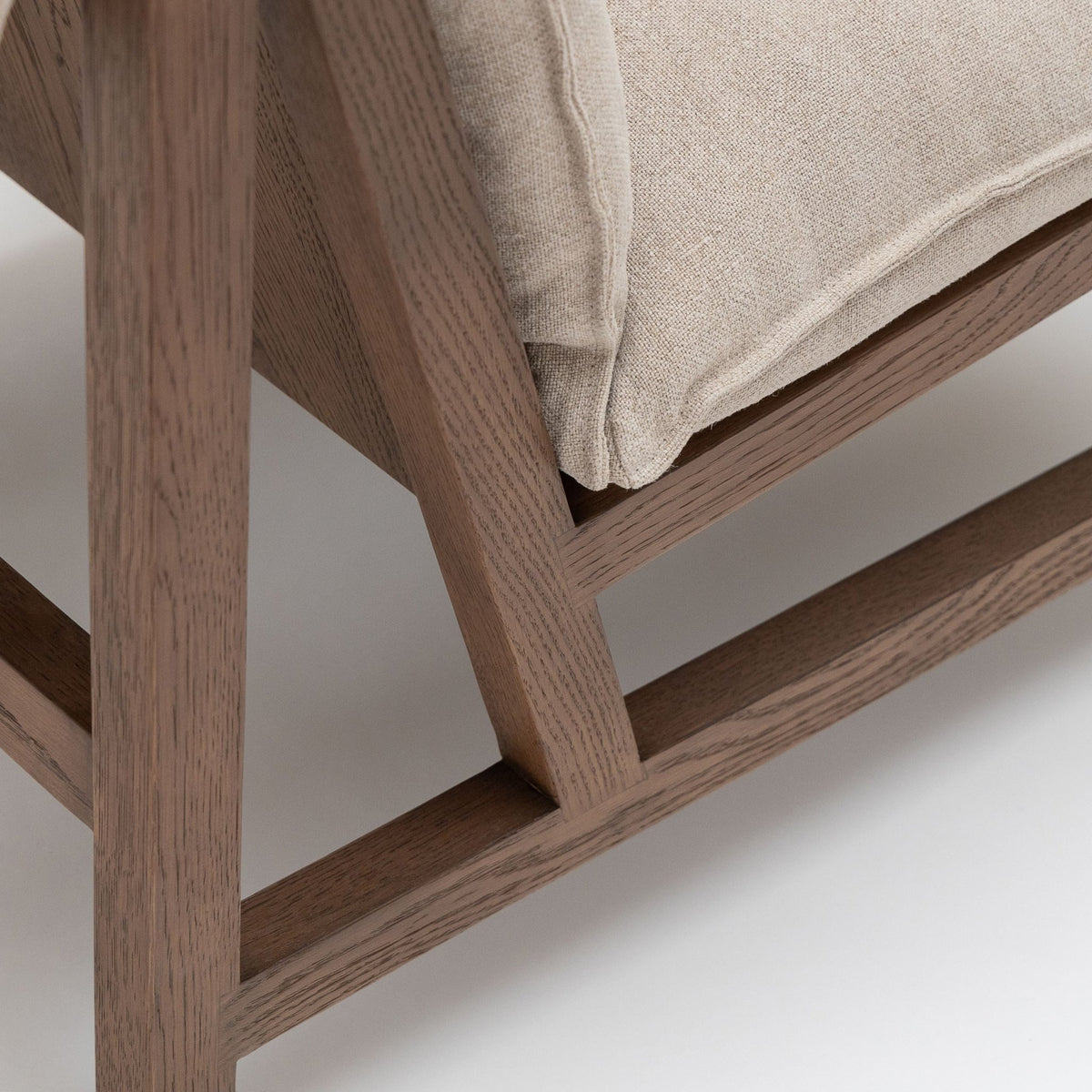 Cantaloupe Chair - Latte Oak & Calvados Jute - Accent Chairs Tolv Loom Collection Dubai