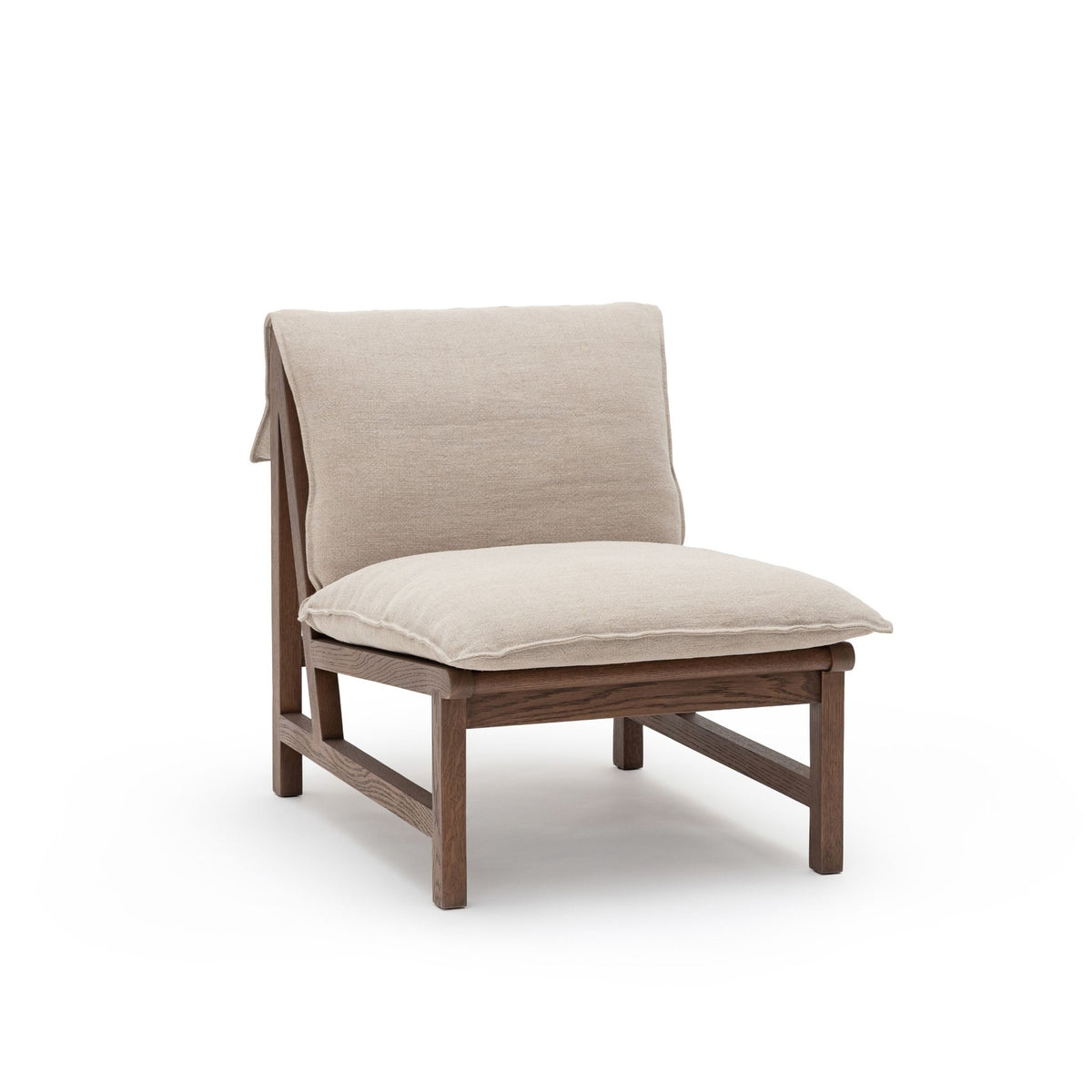 Cantaloupe Chair - Latte Oak & Calvados Jute - Accent Chairs Tolv Loom Collection Dubai
