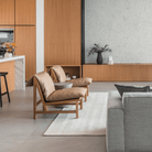 Cantaloupe Chair - Light Oak & Desert
