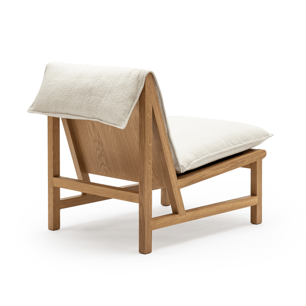 Cantaloupe Chair - Light Oak & Macadamia