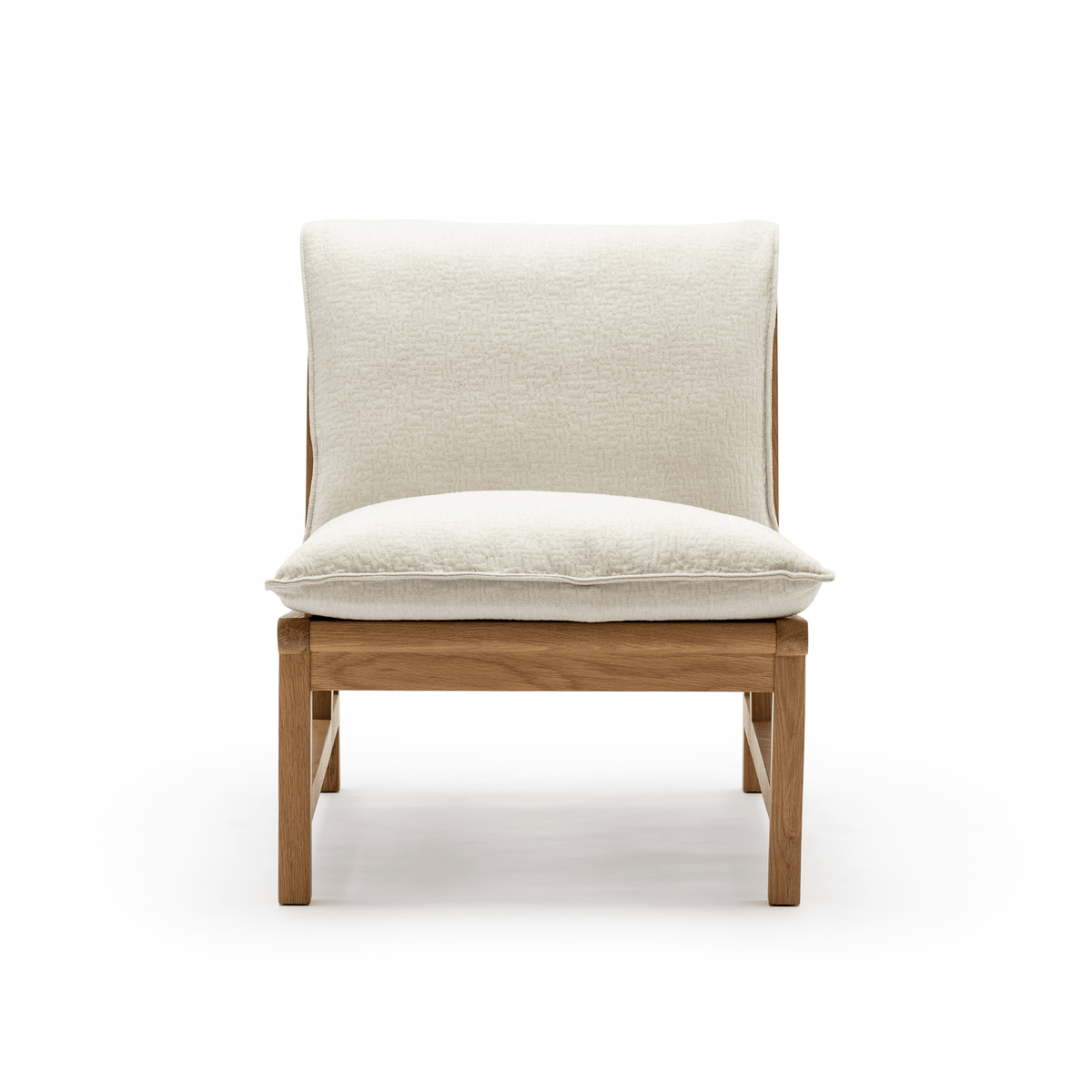 Cantaloupe Chair - Light Oak & Macadamia