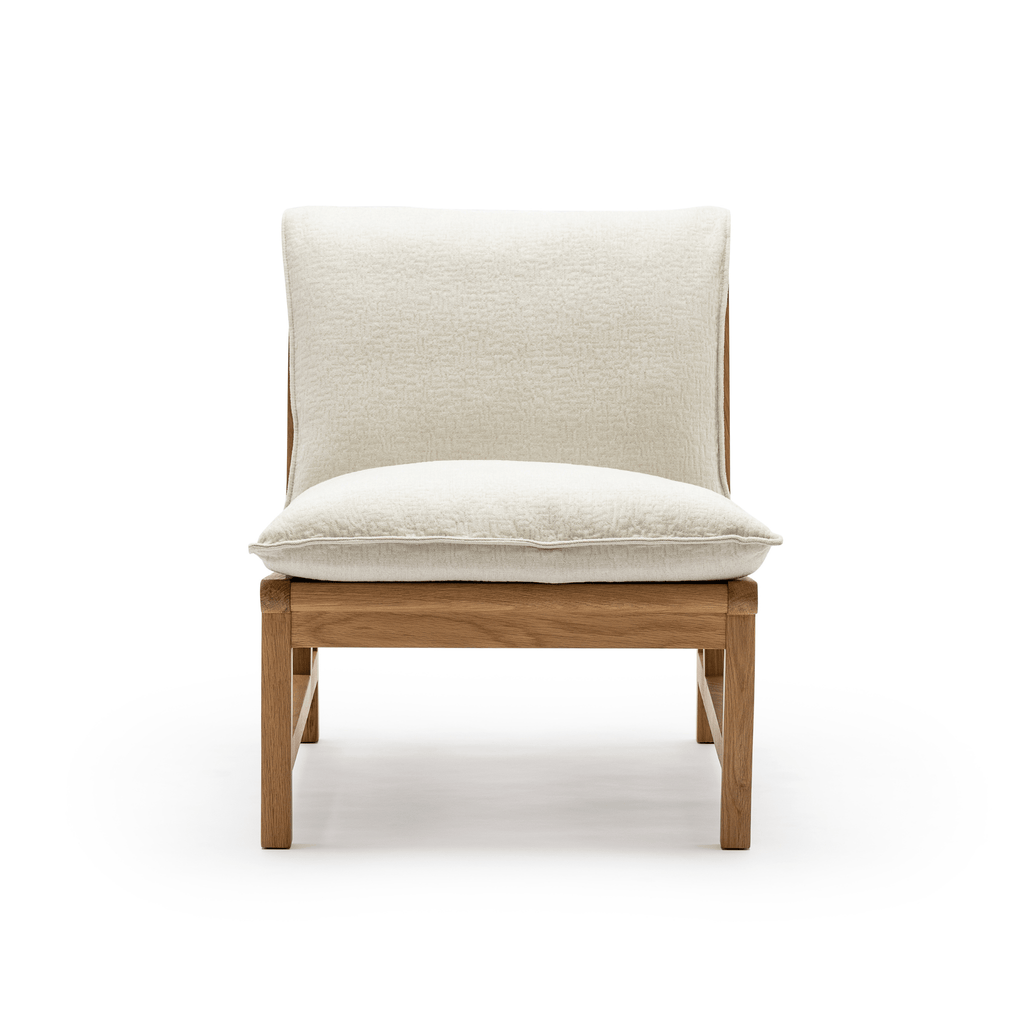 Cantaloupe Chair - Light Oak & Macadamia - Loom Collection