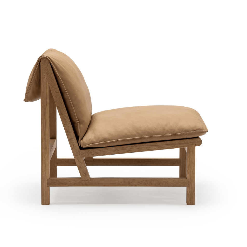 Cantaloupe Chair - Light Oak & Pecan - Loom Collection