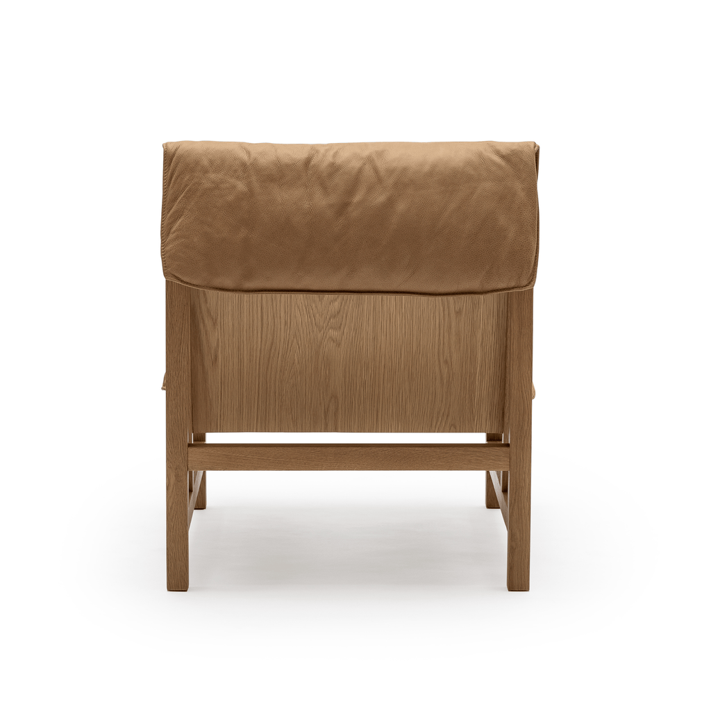 Cantaloupe Chair - Light Oak & Pecan - Loom Collection