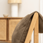 Cantaloupe Chair - Light Oak & Seduce Moss