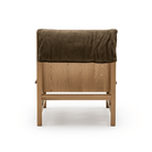 Cantaloupe Chair - Light Oak & Seduce Moss