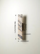 Canti - Calacatta Viola Marble And Aged Brass Rectangular Wall Light - Wall Lights Lights&Lamps Loom Collection Dubai