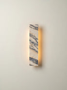Canti - Calacatta Viola Marble And Aged Brass Rectangular Wall Light - Wall Lights Lights&Lamps Loom Collection Dubai