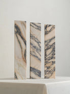 Canti - Calacatta Viola Marble And Aged Brass Rectangular Wall Light - Wall Lights Lights&Lamps Loom Collection Dubai