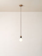 Capel - Aged Brass Drop Cap Lampholder Kit
